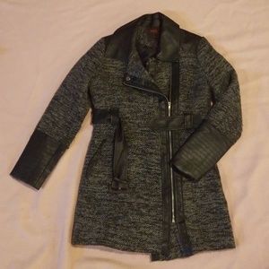 Black and Grey Peacoat